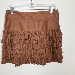 Beulah | Faux suede skirt